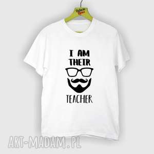 handmade koszulki koszulka z nadrukiem dla nauczyciela, prezent na dzień edukacji, super