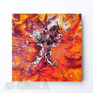 oddech uluru, abstrakcja, kwadratowy obraz, obraz akrylowy, na prezent