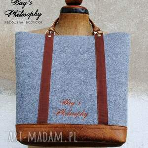 tote classic brown - Bags Philosophy main torebki