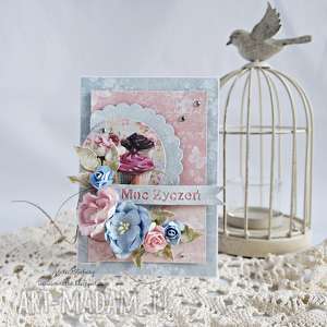 scrapbooking kartki kartka urodzinowa z muffinkami