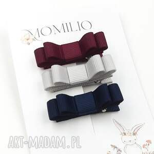 Spineczki do włosów mini kokardki kolekcja Charlotte