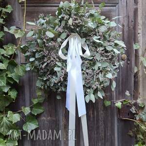 wianek wielkanocny wiosenny na drzwi lub stół dom dekoracje świąteczne