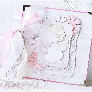 ręcznie robione scrapbooking albumy album na chrzest święty