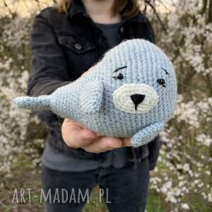 handmade prezent mała foka - maskotka dla dzieci