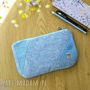 patchworkowa kosmetyczka prezent, zero waste, etui, skrawkowa saszetka