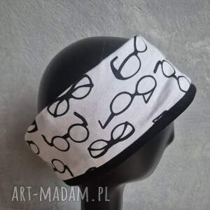 Opaska dzianinowa uniwersalna dobrana codzienne noszenie podwójna