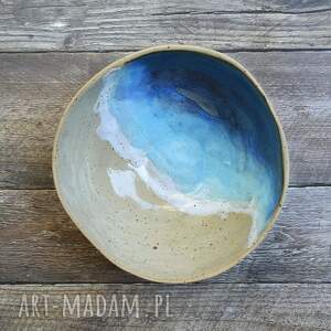 miska ceramiczna, 1l, morskie opowieści kamionka ceramika