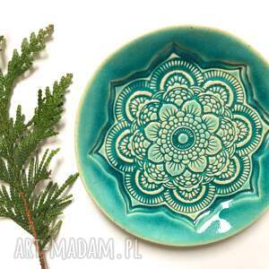 dekoracje etno talerzyk na drobnostki, ceramika artystyczna