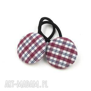 Prezent Gumeczki do włosów w kratkę Charlotte