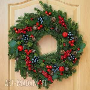 dekoracje świąteczne wianek świąteczny 4 na drzwi