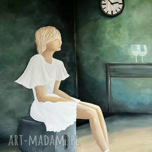 madison - praca z cyklu namalowałam piosenki, obraz balerina