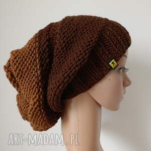 czapa czekoladowa z czekoladą mleczną, dwukolorowa czapka, czekoladowa czapka