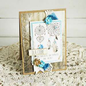 scrapbooking kartki kartka boho dla ciebie, 200, uniwersalna, urodzinowa