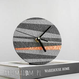 handmade zegary geometryczny zegar stojący z papieru z recyklingu