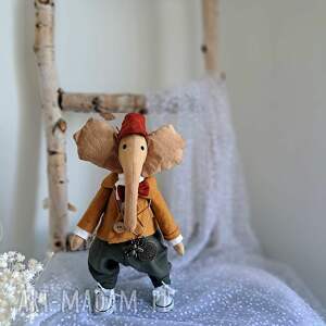 Prezent lniany słonik na szczęście, pomysł