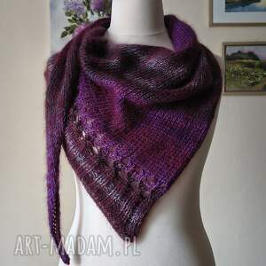 dodatki ręcznie na drutach - winogrono szlachetna, miła, puchata oryginalna