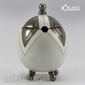 handmade ceramika cukierniczka prawie faberge