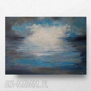 akrylowy formatu 70/100 cm morze, akryl, obraz