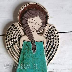 handmade ceramika anioł ceramiczny - pula santa