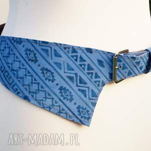 Damski pasek SKÓRA NATURALNA ZAMSZ do sukienki modelujący