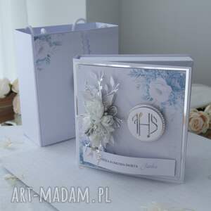 pamiątka komunii świętej dla chłopca personalizowana kartka, komunia prezent