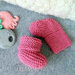 handmade buciki sarpetki newborn