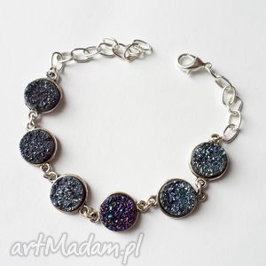 handmade sparkling blue ♥ bransoletka