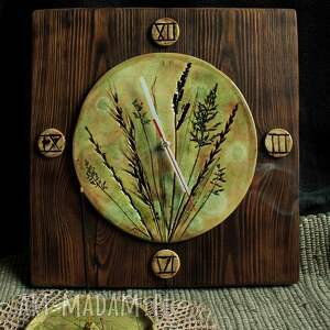 hand-made zegary zegar trawy