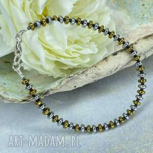 koralikowa bransoletka z hematytem a1103 biura