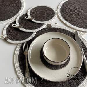 Komplet podkładek, podkładki stołowe, talerze, pod kubek