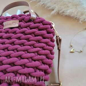 torebka listonoszka boho wabe bag mini - kolor burgondowy/bordowy/czerwone
