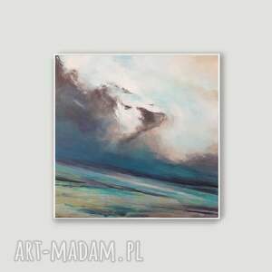 Pejzaż akrylowy na płótnie 60x60 cm - obraz do wnętrza