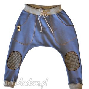 spodnie niebieskie baggy - Ubranka