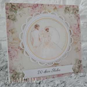 ręcznie robione scrapbooking kartki kartka ślubna