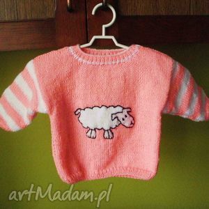 ręczne wykonanie sweterek "owieczka "