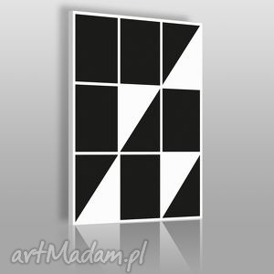 obraz na płótnie - minimalizm trójkąty - VAKU DSGN dom