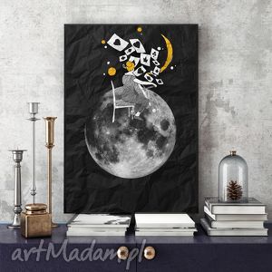 plakaty w świetle księżyca - Art print a4