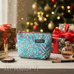 kosmetyczka beboki mandale, saszetka polska marka autorska partmonetka prezent