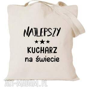 handmade torba z nadrukiem dla kucharza kucharki, prezent najlepsza kucharka, gotowanie