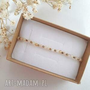 Bransoletka z cytrynem, kamienie naturalne, cytryn hematyt makrama, biżuteria hipoalergiczna, prezent dla niej