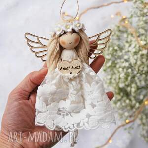 Makramowy Anioł Stróż na prezent | Pakowanie gratis