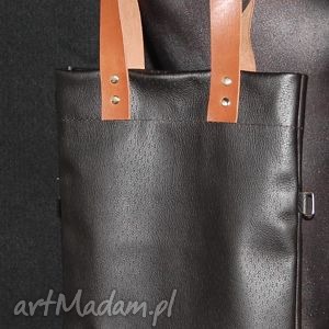 skórzana torebka miejska rękodzieło leather, torba