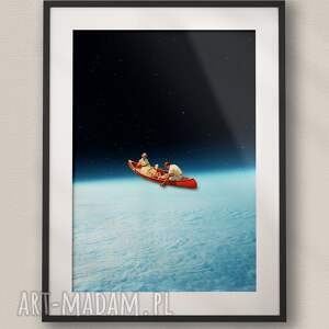 dapidoka plakat nie chwal dnia - kolaż fine art a3