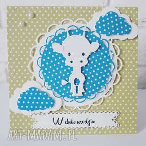 handmade scrapbooking kartki urodzinowa kartka dla dziecka