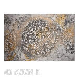mandala 8, obraz ręcznie malowany dekoracja, ścienna