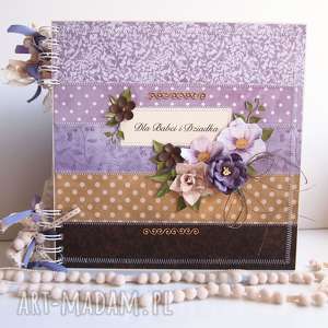 ręcznie robione scrapbooking albumy album dla babci i dziadka/25x25cm