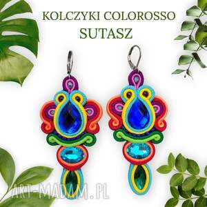 COLOROSSO, sutasz, sutaszowe kolczyki