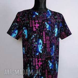t-shirt męski cyber, prezent dla gracza męska koszulka prezent