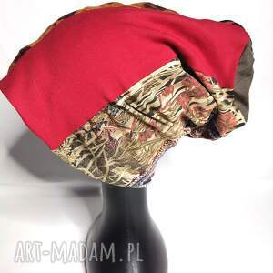 ręcznie zrobione czapki czapka patchworkowa uniwersalna kolorowa smerfetka, różne