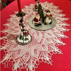 obrus na drutach w kolorze starego złota - Nakrycia